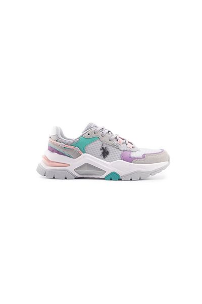 U.S. Polo Assn. 101502371   Vincent WMN 4FX US Polo Assn. Γυναικεία αθλητικά παπούτσια - Γκρι/Λιλά/Πράσινο Α 101502371