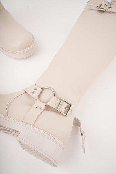 MUGGO Dámské zimní boty Gisele s detailním páskem na zip