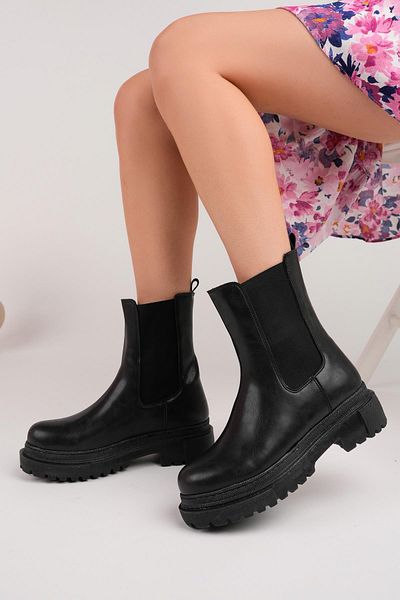 MUGGO Venessa Guaranteed Women's Thick Sole Boots