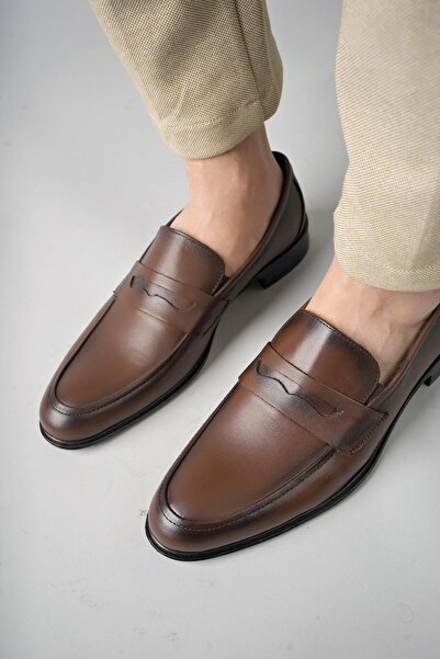 MUGGO H0140 Εγγυημένα Ανδρικά Καθημερινά Κλασικά Γνήσια Δερμάτινα Παπούτσια