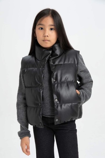 DeFacto Kız Çocuk Yelek C4973a8/bk27 Black