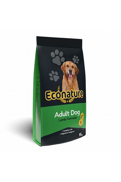 Econature Kuzu Etli Yetişkin Köpek Maması - 15 Kg