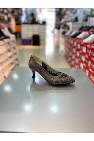 Alphus حذاء جينا بكعب منخفض شفاف