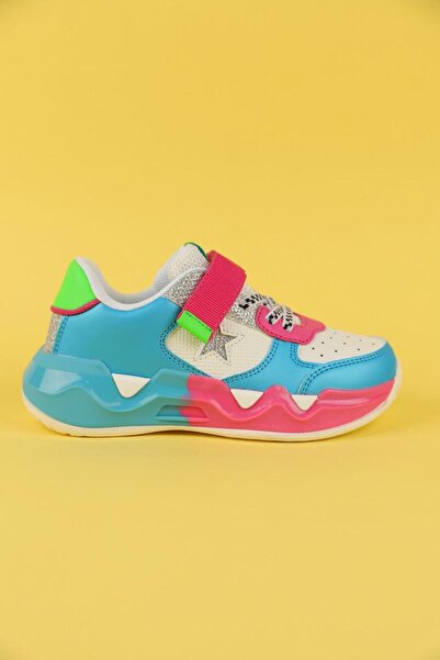 Dudino Size 28-35 Girl's Pink Color Dudino Trend Sports Shoes