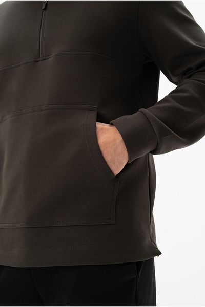 Arma Ανδρικό φούτερ με πράσινη κουκούλα με τσέπη καγκουρό K 26254987401