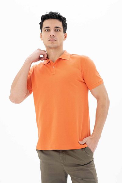 Arma Ανδρικό μπλουζάκι Polo Basic Pink Y 25374351201