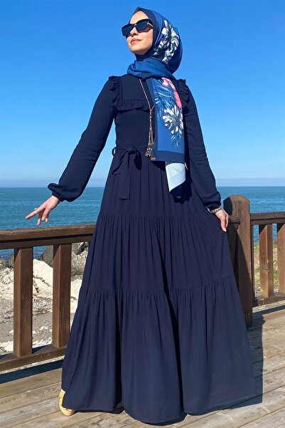 Rabia Şamlı Φόρεμα Bade Navy Blue