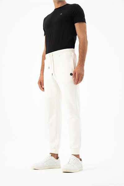 Arma Ανδρικό ελαστικό παντελόνι Ecru Basic Skinny Leg K 24174960601