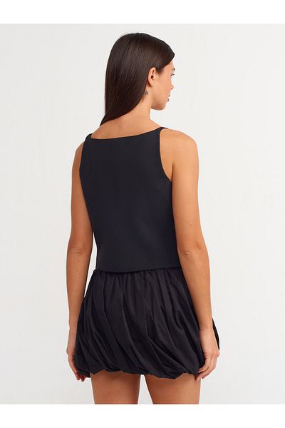 Dilvin 60548 Classic Black Buttoned Ball
