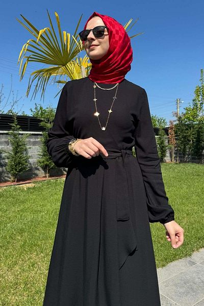 Rabia Şamlı Μαύρο φόρεμα ευχών