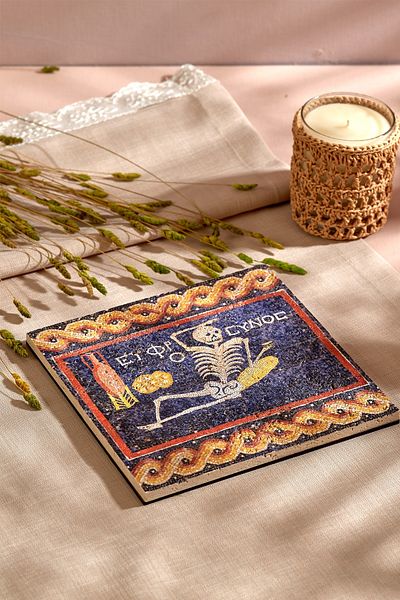 Anadolia Cheerful Skeleton Mosaic Trivet