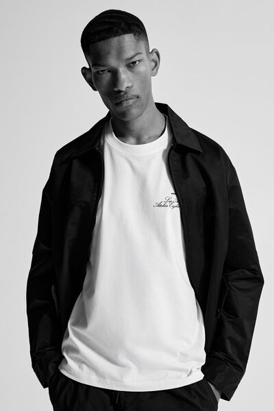 H&M Loose Fit Baskılı Tişört