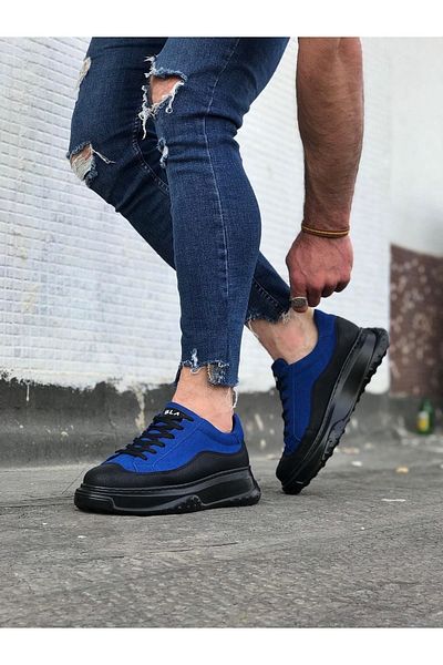 kapsulavm Charcoal Blue Men's Shoes