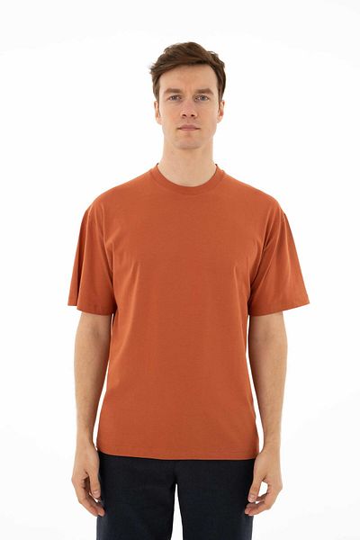 Arma Ανδρικό μπλουζάκι με ροζ Oversize Crew Neck Y 25344403901