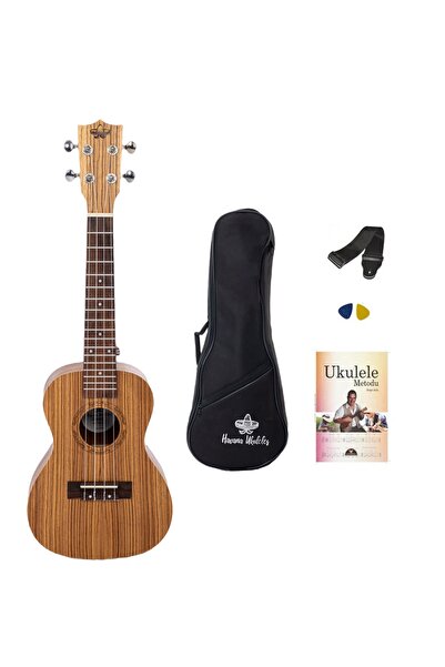 Havana HKC-UK24 CONCERT UKULELE SET (SOFTCASE-ASKI-METHOD-PENA HEDİYELİ)
