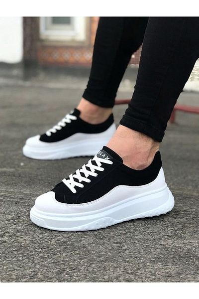 MarDyHome White Black Men's Shoes