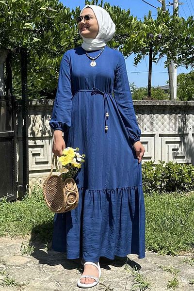 Rabia Şamlı Φόρεμα Seda Indigo