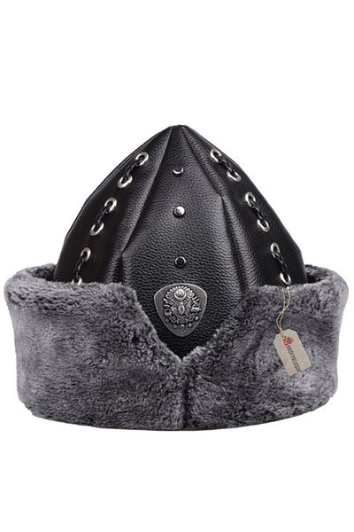 Hediyeleşin BURK, HEART, Traditional Kayi Alpine Hat, Black - 2031