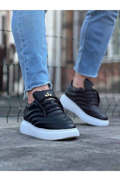 RUBY BOUTİQUE Black Skin Men's Casual Shoes