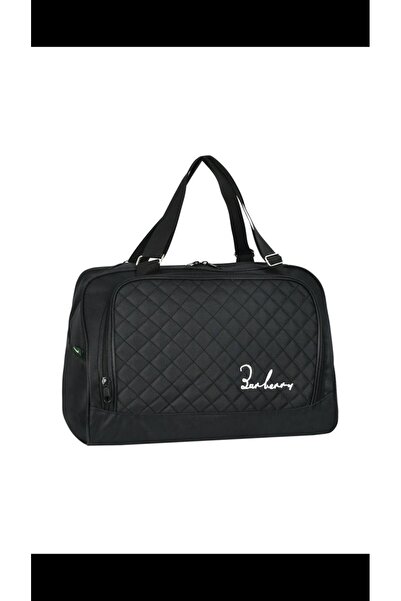 EFSABE SHOP Askılıklı Spor El Valizi Orta Boy Su Geçirmez El Çantası Sıyah