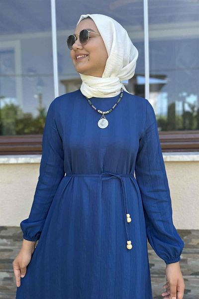 Rabia Şamlı Φόρεμα Seda Indigo