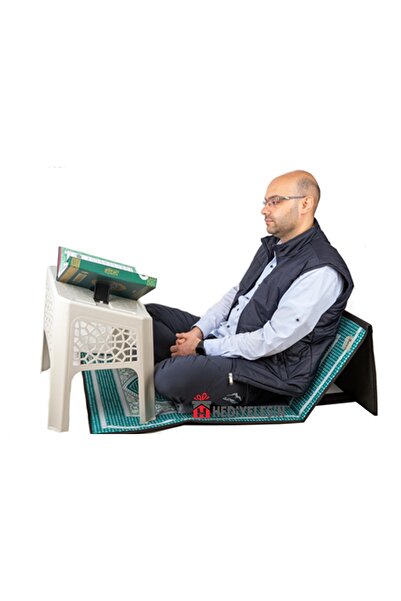 Hediyeleşin Seccade, Sırt Dayamalı, Sırt Destekli, Namaz Seccadesi Katlanabil...