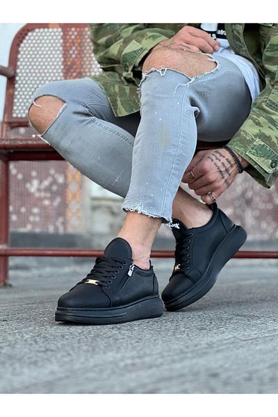 Wovna Charcoal Men's Casual Shoes