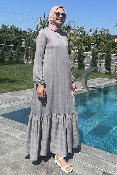 Rabia Şamlı Φόρεμα Seda Grey