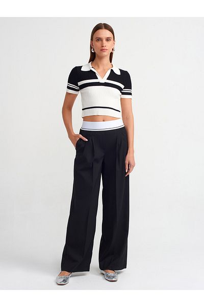 Dilvin 71306 Black Custom Made Trousers