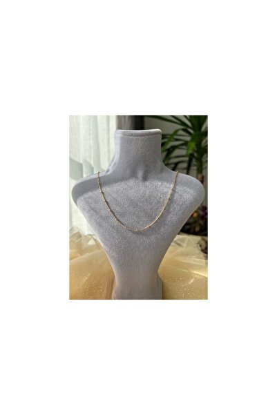 AKARSU TAKI Rodyum zincir kolye