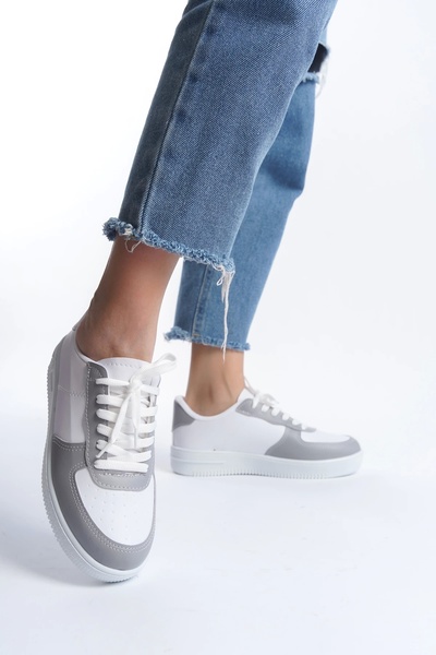 CAMOLLA Dámské tenisky – bílé a šedé