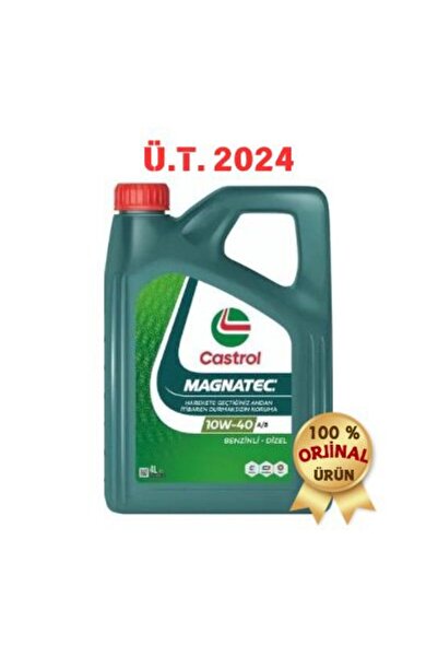 CASTROL Magnatec 10W40 A3/B4 Benzinli ve Dİzel Araçlar için 4 Litre Motor Yağ...