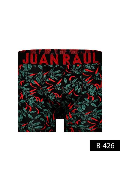 Juan Raul Μπόξερ με μοτίβο πιπεριών και φύλλων