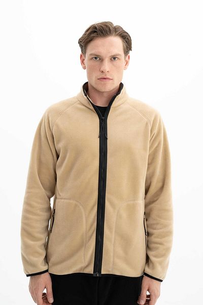 Arma Ανδρικό μπεζ κομψό φούτερ Fleece Regular Fit K 26324674601