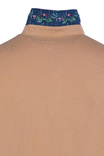 Arma Ανδρικό μπλουζάκι με κίτρινο μουστάρδα με λαιμόκοψη Y 21374275301