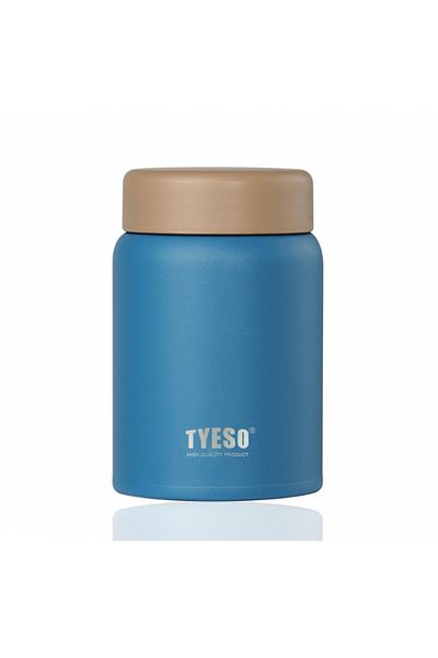 Tyeso Chief Anne Bebek Mama Vakumlu Termos Cep Boyu 280ml Mavi