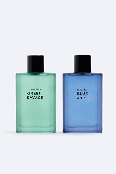 Zara MAN GREEN SAVAGE + MAN BLUE EAU DE TOILETTE 2X 90 ML