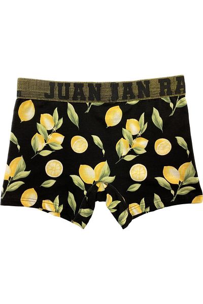 Juan Raul Lemon Patterned Boxers