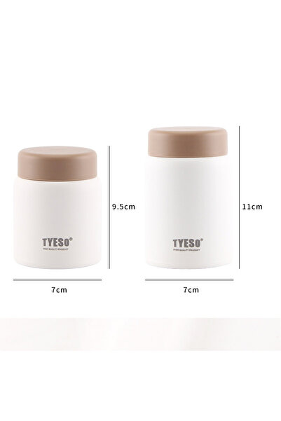 Tyeso Chief Anne Bebek Mama Vakumlu Termos Cep Boyu 280ML Yeşil