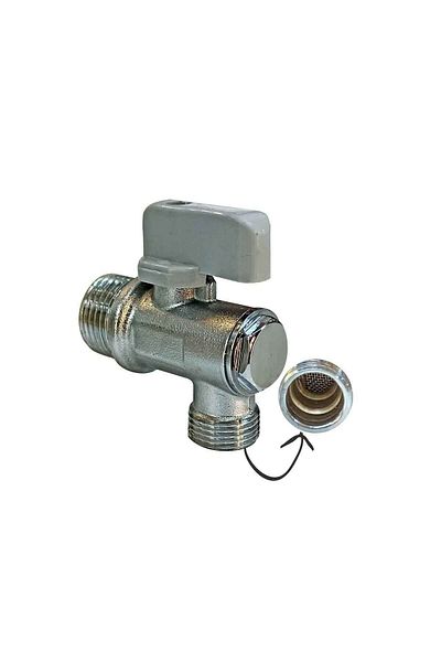 ŞENPRES Linen Gift - Filtered Intermediate Faucet, Water Incoming Stone Blocks, Compatible with All Open-Close Faucets