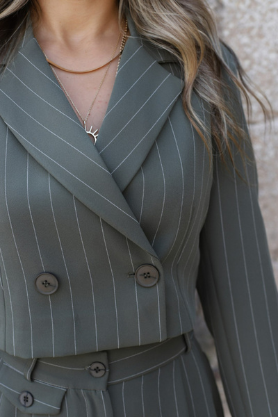 bytugcekaya Haki Mix-it Kısa Ceket