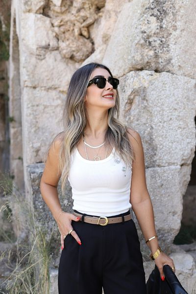 bytugcekaya Corded White Stone Embroidery Athlete