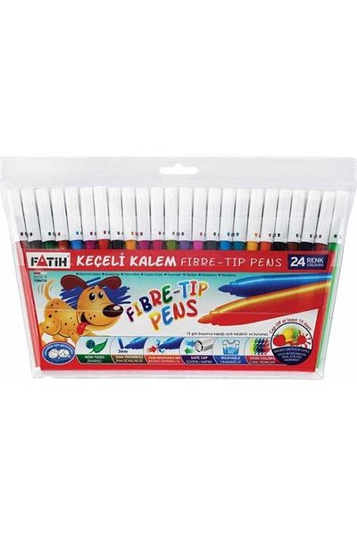 Fatih 24 Colored Felted Crayons
