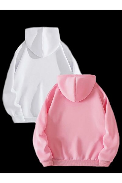 blausee wear Συνδυασμός Ζευγαριού για την Ημέρα του Αγίου Βαλεντίνου - Φούτερ με κουκούλα με σχέδιο λουλουδιών Tom and Jerry