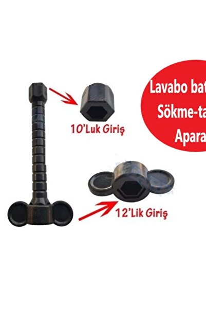 Adilon Batarya Musluk Altı Montaj Sabitleme Vida Somun Sıkma Aparatı Kovan An...