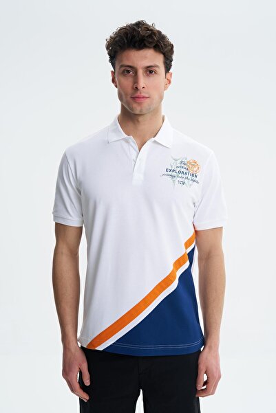 Arma Ανδρικό μπλουζάκι με λαιμόκοψη με λαιμόκοψη με κανονική εφαρμογή Lycra Y...