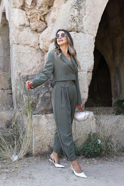 bytugcekaya Μπουφάν Khaki Mix-it - Short Cut