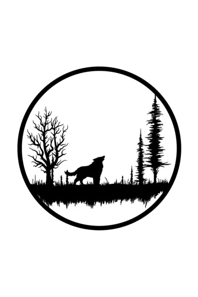 pınaxar Wolf and Nature Model 2 Auto Domestic Production A+Quality 25 X 25 cm...