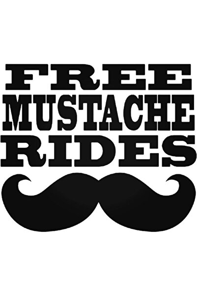Generic Brand Free Mustache Rides Auto Custom New Quality Quality Sticker 30 ...