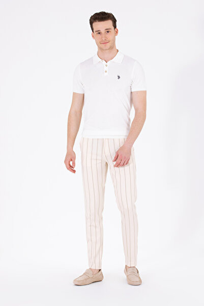 U.S. Polo Assn. Erkek Camel Kanvas Pantolon 50264283-VR015